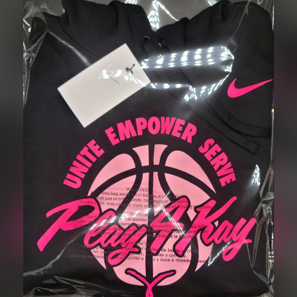 Nike Kay Yow Play-4-Kay "Cancer Awaerness" Unreleased Hoodie Sz Multi Men